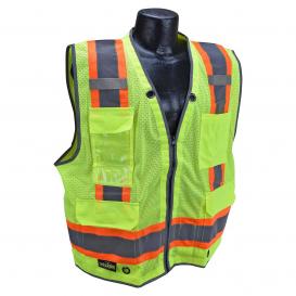 Radians SV6HG Type R Class 2 Heavy Duty Two Tone Surveyor Safety Vest - Yellow/Lime