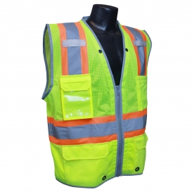 Radians SV6HG Type R Class 2 Heavy Duty Two Tone Surveyor Safety Vest - Yellow/Lime