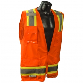 Radians SV6O Type R Class 2 Two-Tone Surveyor Safety Vest - Orange