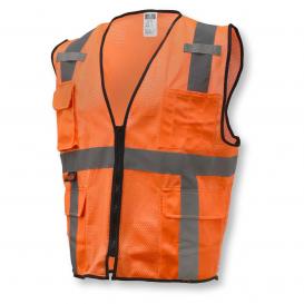 Radians SV7E-2ZOM Type R Class 2 Economy Surveyor Safety Vest - Orange