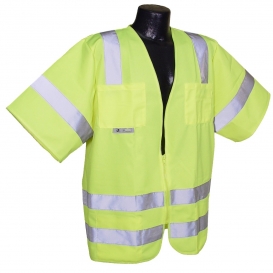 Radians SV83GS Standard Type R Class 3 Solid Safety Vest - Yellow/Lime