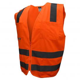 Radians SV8OS Type R Class 2 Standard Solid Safety Vest - Orange