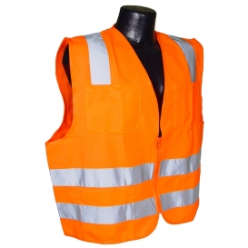 Radians SV8OS Standard Type R Class 2 Solid Safety Vest - Orange