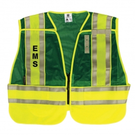 M&P by Smith & Wesson SVSW02 Split Tape Public Safety Vest - EMS - Green