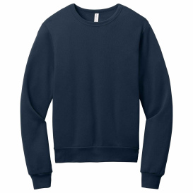 Bella + Canvas BC391 Unisex Sponge Fleece Classic Crewneck Sweatshirt - Navy