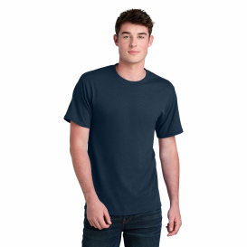 Port & Company PC01 Core Blend Recycled Tee - Navy