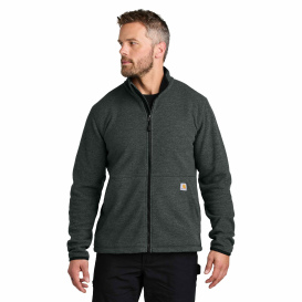 Carhartt CT106416 Textured Full-Zip Fleece Jacket - Carbon Heather