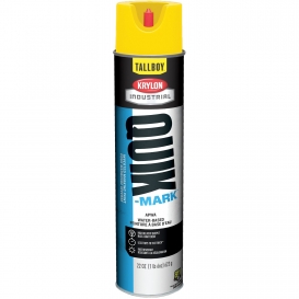 Krylon T03801004 Quik-Mark TallBoy Water-Based Marking Paint - APWA Utility Yellow