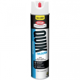 Krylon T03901004 Quik-Mark TallBoy Water-Based Marking Paint - APWA Brilliant White