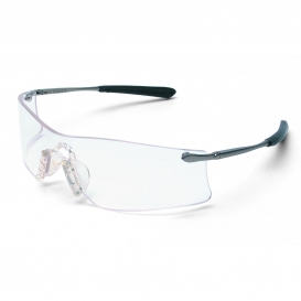 Crews T4110AF Rubicon Safety Glasses - Silver Metal Temples - Clear Anti-Fog Lens