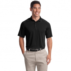 Sport-Tek T475 Dry Zone Raglan Polo - Black