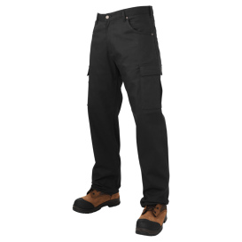 Tough Duck 6010 Loose Fit Washed Duck Pants - Black