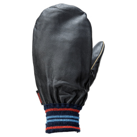 Tough Duck G37413 Comfort Pile Lined Leather Mitt - Black