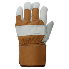 Tough Duck GI5506 Cow Grain Fitters Glove - Palm Lined - Brown