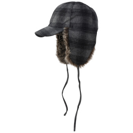 Tough Duck I16416 Plaid Fudd Hat - Grey Plaid