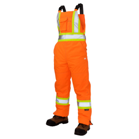 Tough Duck SB07 Women\'s Insulated Flex Safety Bibs - Orange