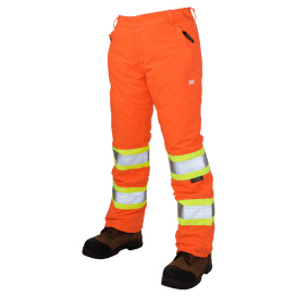 Tough Duck SP07 Type E Women\'s Insulated Flex Safety Pants - Orange