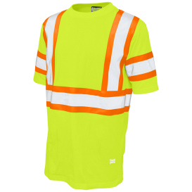 Tough Duck ST11 Type O Class 1 Cotton Jersey Safety Shirt - Yellow