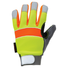 Tough Duck WA33 Hi-Vis Precision Glove - Yellow/Lime