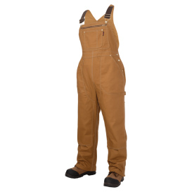 Tough Duck WB06 Women\'s Stretch Unlined Bib Overall - Brown