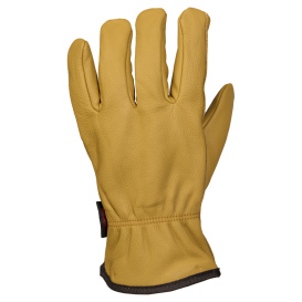 Tough Duck WG081 Thinsulate Lined Leather Driver Gloves - Brown