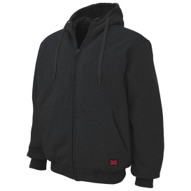 Tough Duck WJ08 Fleece Insulated Hoodie - Black