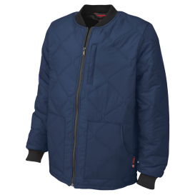 Tough Duck WJ16 Quilted Freezer Jacket with PrimaLoft Insulation - Navy