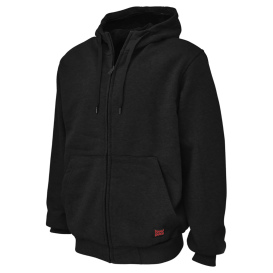 Tough Duck WJ21 Fleece Zip Hoodie - Black