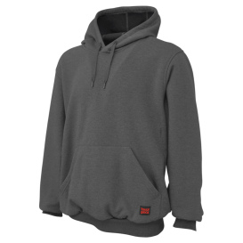 Tough Duck WJ22 Fleece Pullover Hoodie - Charcoal