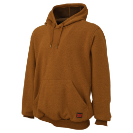 Tough Duck WJ22 Fleece Pullover Hoodie - Melange Brown