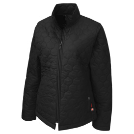 Tough Duck WJ29 Women\'s Quilted Jacket With Primaloft Insulation - Black