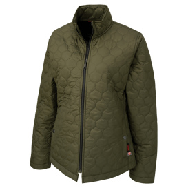 Tough Duck WJ29 Women\'s Quilted Jacket With Primaloft Insulation - Olive