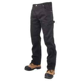 Tough Duck WP02 Loose Fit Washed Duck Pants - Black