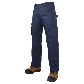 Tough Duck WP05 Relaxed Fit Flex Twill Carpenter Pants - Navy 