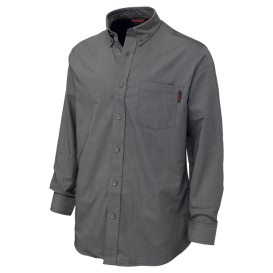 Tough Duck WS13 Oxford Easy Care Shirt - Charcoal