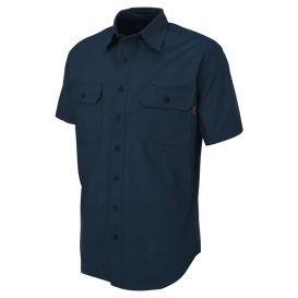 Tough Duck WS20 Short Sleeve Stretch Ripstop Shirt - Navy