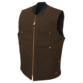 Tough Duck WV04 Duck Moto Vest - Dark Brown