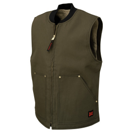 Tough Duck WV06 Duck Sherpa Lined Vest - Olive