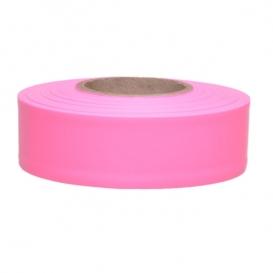 Presco TF1PG Taffeta Roll Flagging Tape - Pink Glo