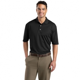 khakis with black polo