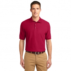 Port Authority TLK500 Tall Silk Touch Polo - Red