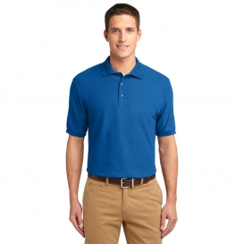Port Authority TLK500 Tall Silk Touch Polo - Strong Blue