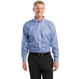 Red House TLRH24 Tall Non-Iron Pinpoint Oxford Shirt - Blue