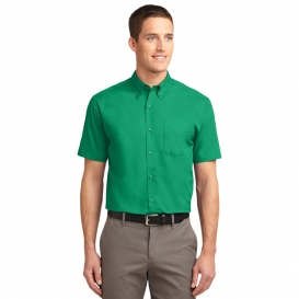 Port Authority TLS508 Tall Short Sleeve Easy Care Shirt - Court Green