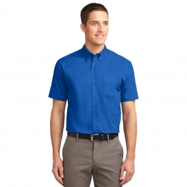 Port Authority TLS508 Tall Short Sleeve Easy Care Shirt - Strong Blue