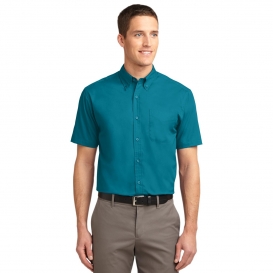 Port Authority TLS508 Tall Short Sleeve Easy Care Shirt - Teal Green