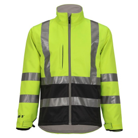 Tingley J25022 Type R Class 3 Soft Shell Safety Jacket - Yellow/Lime