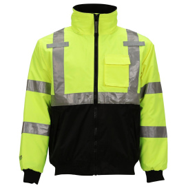 Tingley J26002 Type R Class 3 Bomber Safety Jacket - Yellow/Lime