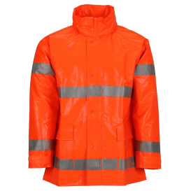 Tingley J53129 Type R Class 3 Heavy Duty Self Extinguishing Rain Jacket - Orange