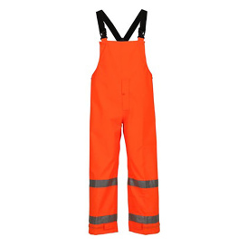 Tingley O24129 Class E  Safety Rain Bib Overalls - Orange